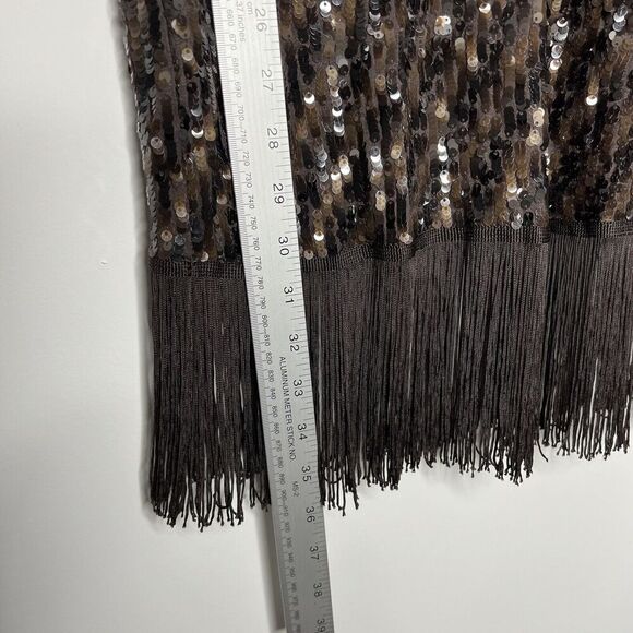 AKIRA Black Sequin Mini Dress - Picture 7 of 14